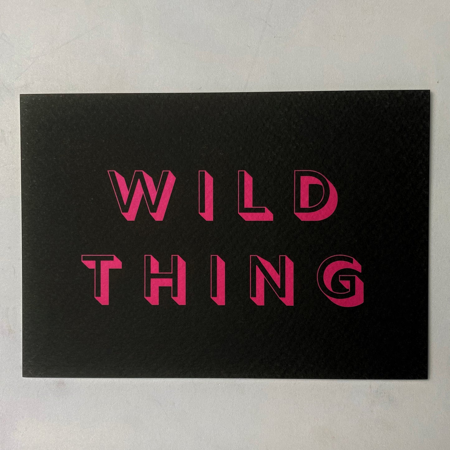 Wild Thing Mini Print